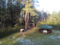 Widok na posesj� z sypialni na pi�trze