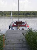 pomost i czarter jachtu nad jeziorem powidzkim